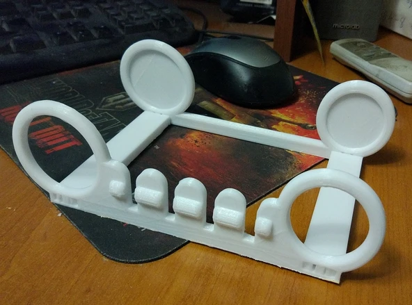 Byr Diş fırçaları ve diş macunu için tutucu. (Plastik Aparattır!!!) 3D - Resim 2