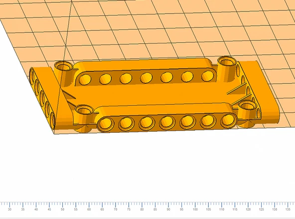 Teknik Panel 1 x 5 x 11 64782 lego (Plastik Aparattır!!!)