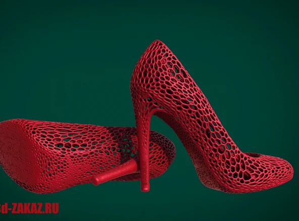 Byr Ayakkabı tasarımı Voronoi (Plastik Aparattır!!!) 3D ürün görseli 1