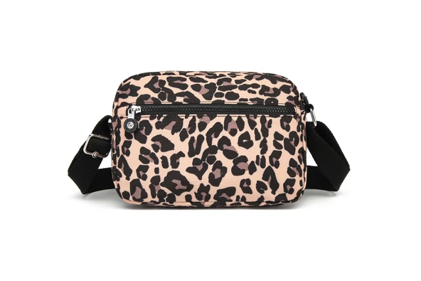 Smart Bags Postacı Kadın Çantası Krinkıl Kumaş 3166 - Resim 3