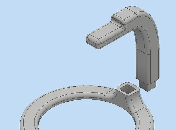 Byr Akıllı bilezik için stand (Plastik Aparattır!!!) 3D ürün görseli