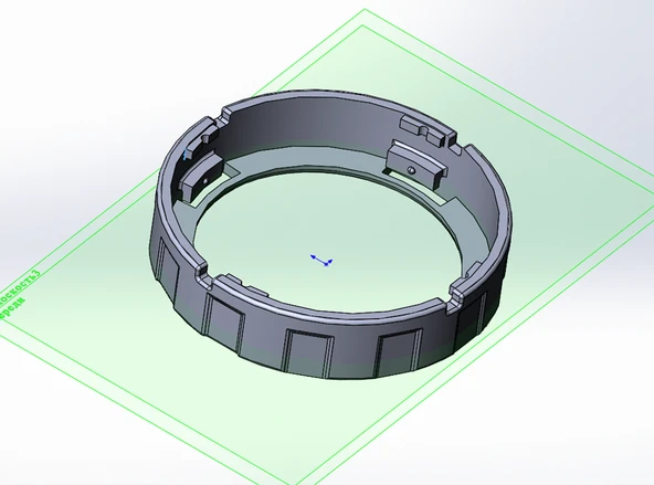 Byr BLENDFORCE serisi LM42..., LM43... modellerinin MOULINEX blender haznesinin bıçak grubunun somunu (kelepçesi) Ürün numarası MS-651391 (Plastik Aparattır!!!) 3D