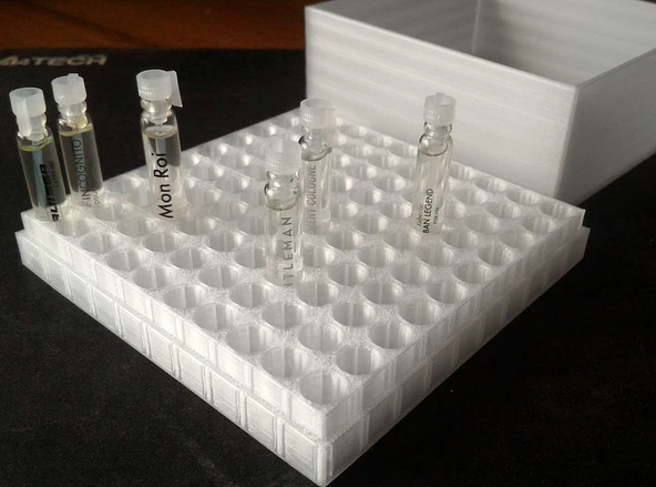 Byr Parfüm örnekleri için kutu standı (Plastik Aparattır!!!) 3D - 2