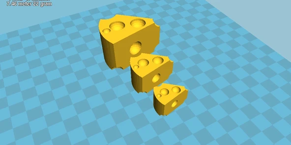 Byr Bir dilim peynir. (Plastik Aparattır!!!) 3D - 2