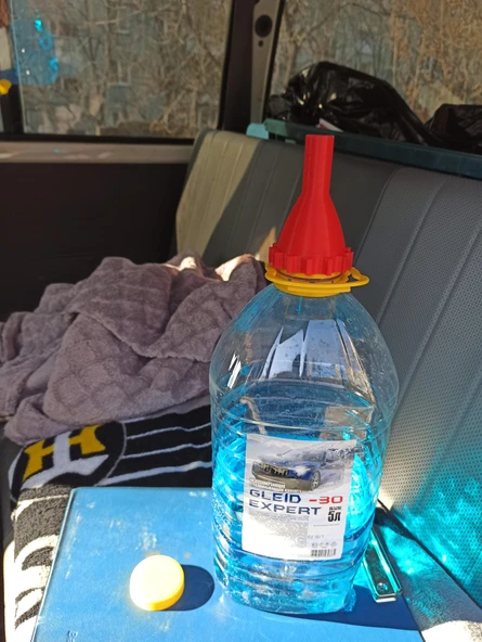 donmaya karşı koruma için huni kapağı (Plastik Aparattır!!!)