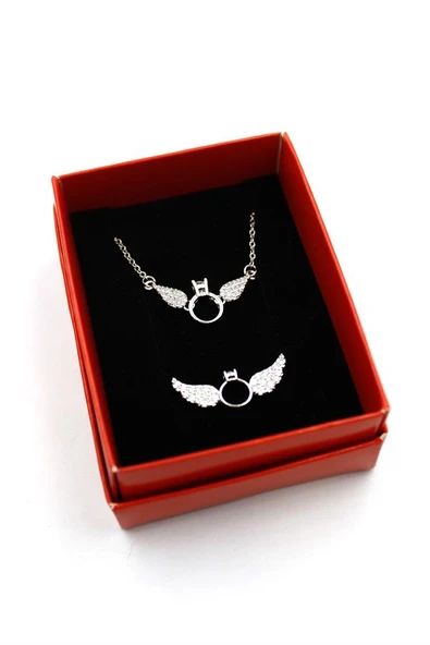 Tektaş Set Kolye - Altın - Resim 2