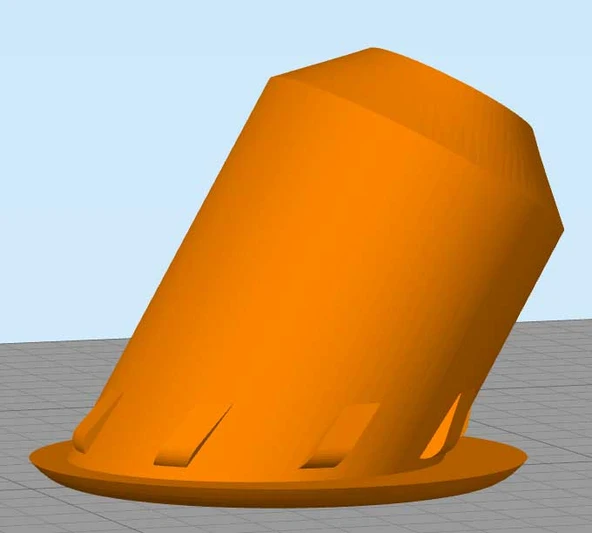 Byr Chrysler Voyager/Dodge Caravan Sürgülü Kapı Sütunu Tapası (04717376) (Plastik Aparattır!!!) 3D