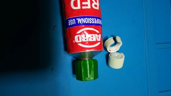 Byr ABRO sızdırmazlık maddesi için kapak (alüminyum boru) (Plastik Aparattır!!!) 3D - 2