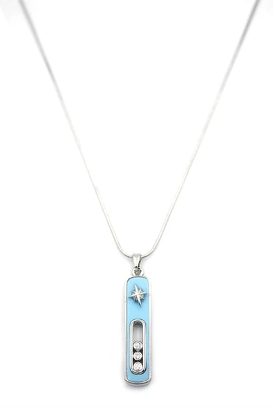 Kuzey Yıldızı Kolye - Gümüş - Resim 2