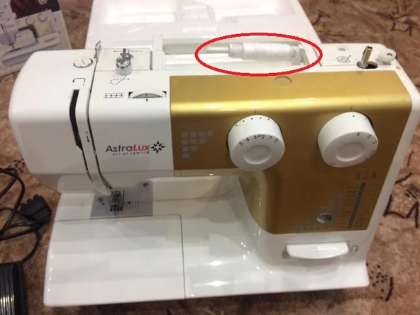 Astralux DC 8571 dikiş makinesi için makara tutucusu (Plastik Aparattır!!!)
