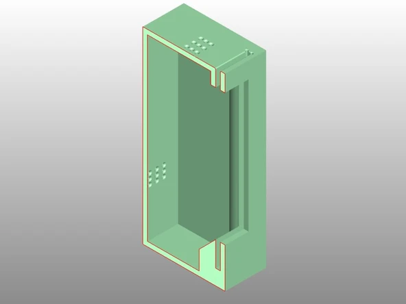 Byr Mini teraryum veya mini böcek evi (Plastik Aparattır!!!) 3D