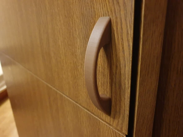 Byr Bir dolap kapısı için tutamak veya bir çekmeceli dolap için tutamak. (Plastik Aparattır!!!) 3D - 3