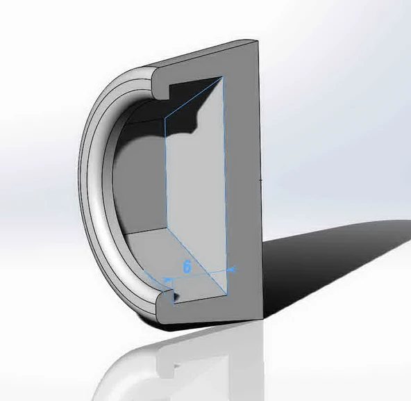 Byr Cıvatanın başındaki "Ayakkabı" 17 (Plastik Aparattır!!!) 3D ürün görseli 1