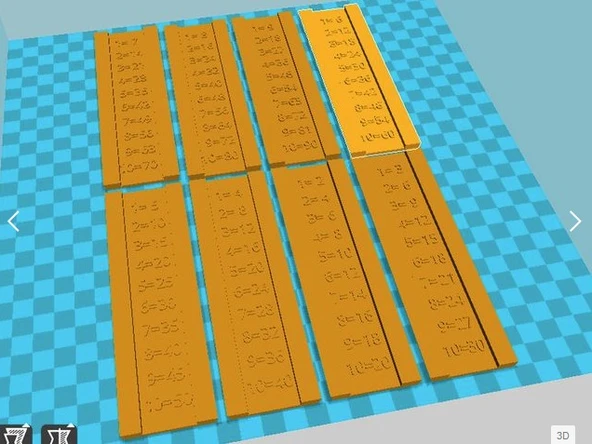 Byr Çarpım tablosu (Plastik Aparattır!!!) 3D - Resim 4