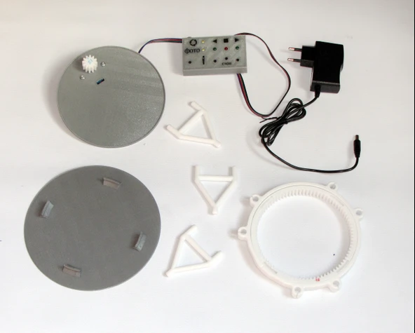 Byr Video ve fotoğrafçılık için dönen tablonun temizlenmiş modeli (Plastik Aparattır!!!) 3D - Resim 4