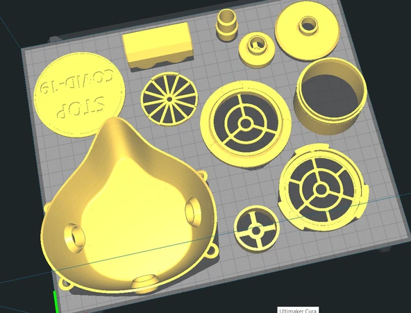 Byr DIY GAZ MASKESİ (Plastik Aparattır!!!) 3D - 2