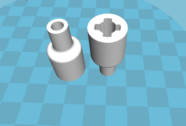 Byr Kahverengi blender bağlantısı (Plastik Aparattır!!!) 3D