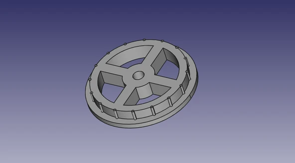 Byr 72 mm delikli bir filaman bobini için yardım (Plastik Aparattır!!!) 3D