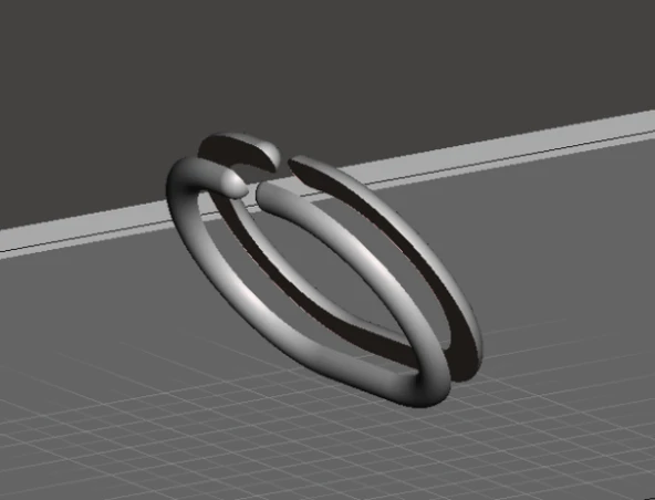 Byr Banyoda perde için yüzük (Plastik Aparattır!!!) 3D - Resim 2