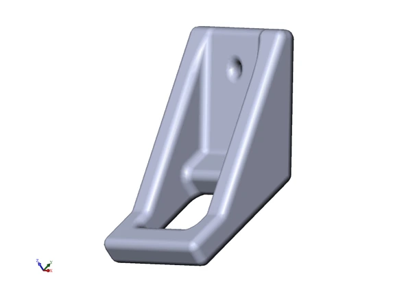 Byr Ayakkabı kaşığı için braket (Plastik Aparattır!!!) 3D - 2