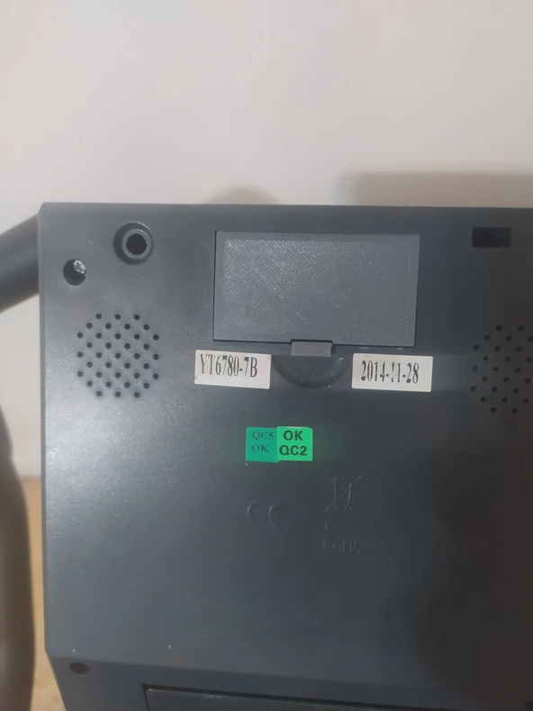 Byr Torneo B-352m Egzersiz Bisikletinin Pil Bölmesi (Plastik Aparattır!!!) 3D