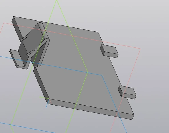 Byr Torneo B-352m Egzersiz Bisikletinin Pil Bölmesi (Plastik Aparattır!!!) 3D - 4