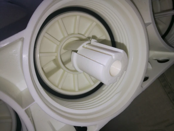 Byr Geyser kartuşunun doğru montajı için Aquaphor-Trio-Universal filtresi için manşon. (Plastik Aparattır!!!) 3D - 2