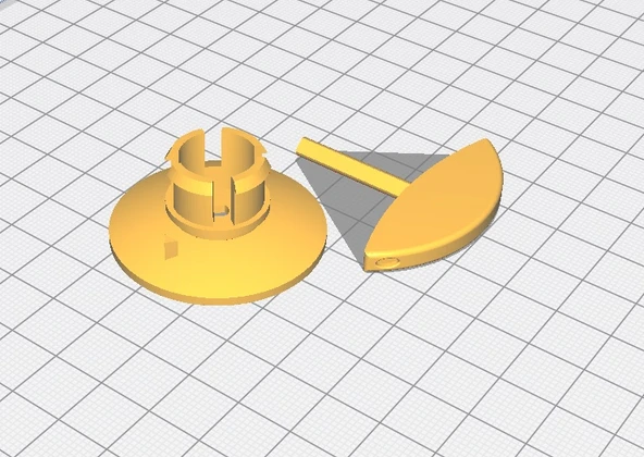 Byr Kazan sütunu için kontrol kolu (Plastik Aparattır!!!) 3D - 2