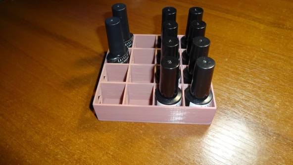 Byr Hellac Organizatörü (V2) / Kutu Oje V2 (Plastik Aparattır!!!) 3D - Resim 2