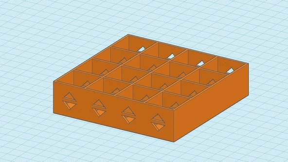 Byr Hellac Organizatörü (V2) / Kutu Oje V2 (Plastik Aparattır!!!) 3D - Resim 3