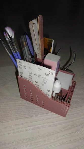 Byr Manikür için Organizatör (Manikür için Organizatör) (Plastik Aparattır!!!) 3D - 4