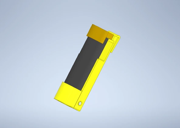 Byr Biber gazı silindiri için bir sırt çantasında süspansiyon (Plastik Aparattır!!!) 3D