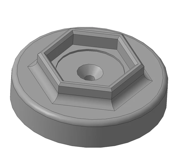 Byr Endesit çamaşır makinesinin bacaklarının anti -vibrasyon nemlendirmesi (Plastik Aparattır!!!) 3D