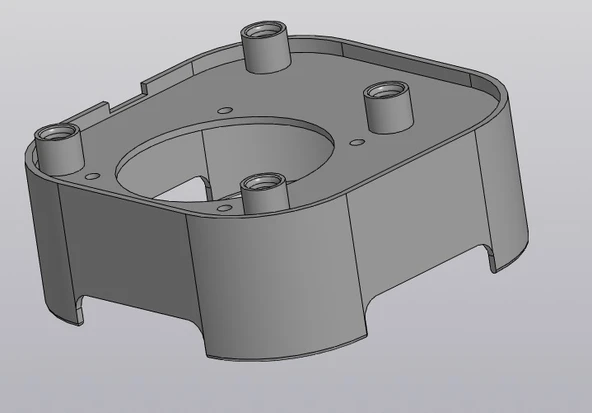 Byr Skarlett nemlendirici fanı ile alt kısım (Plastik Aparattır!!!) 3D - 4