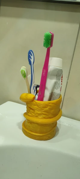 Byr Yılanlı diş fırçaları için bir bardak (Plastik Aparattır!!!) 3D - 2