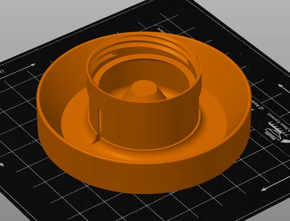 Byr 52 mm çapında dişli boğazlı 0.25 litrelik bir cam kavanoz için küçük tavuklar için otomatik ayarlanabilir vakum içen. (Plastik Aparattır!!!) 3D
