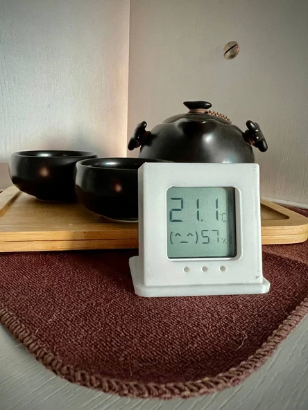 Byr Xiaomi Termometre Standı (Plastik Aparattır!!!) 3D - 2