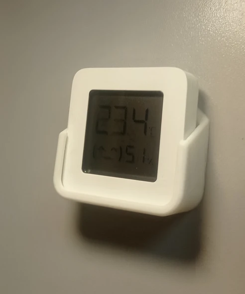 Byr Xiaomi Mijia Bluetooth Termometresi için Duvar Montajı 2 (Plastik Aparattır!!!) 3D