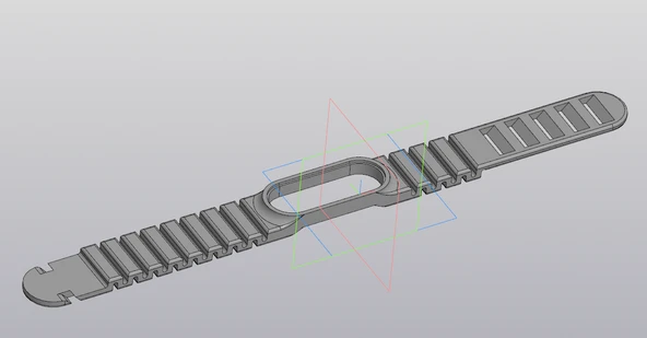 Byr Xiaomi Mi Band 5 için v1.0 kayış (Plastik Aparattır!!!) 3D