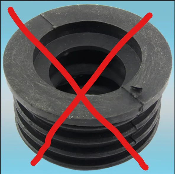 Byr Çamaşır makinesinin tahliye hortumu için 50x20 adaptörü (Plastik Aparattır!!!) 3D - 3