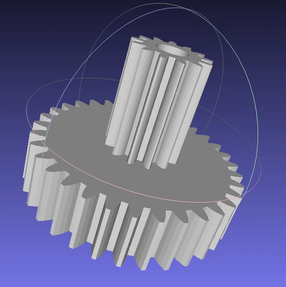 Byr Blender için dişli (Plastik Aparattır!!!) 3D