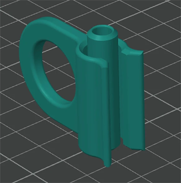 Byr Havlular için bir yüzük yüzük (Plastik Aparattır!!!) 3D ürün görseli