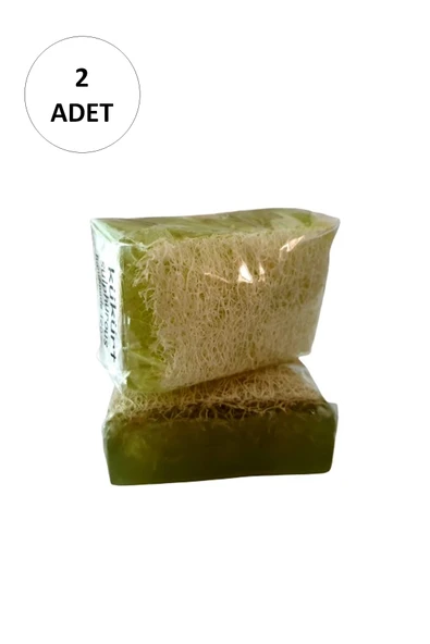 2 Adet Doğal Kabak Lifli Kükürt Sabunu ürün görseli