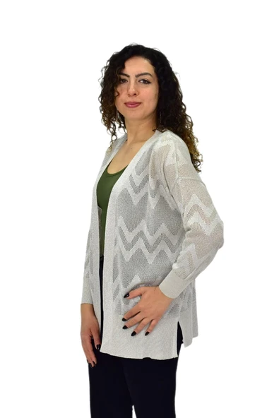 Kadın Triko Simli Mevsimlik Hırka BGL-ST04668 - Resim 8