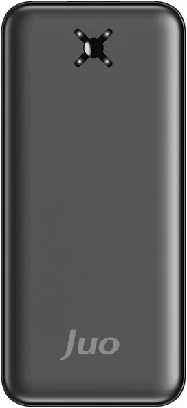 Juo 10000mAh 10.5W Çift USB-A Çıkışlı Powerbank Taşınabilir Hızlı Şarj Cihazı Siyah