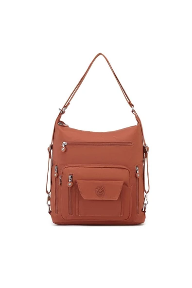 Hem Sırt Hem Omuz Kadın Çantası 1205 A.gri ürün görseli 1