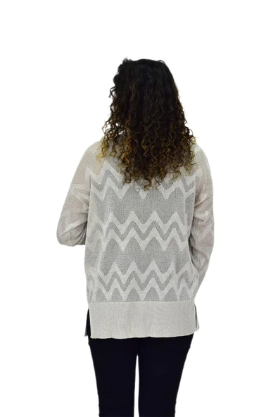 Kadın Triko Simli Mevsimlik Hırka BGL-ST04668 - Resim 9