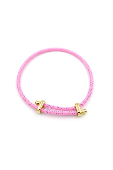 İp Bileklik - Pembe - Resim 2