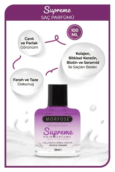 Supreme Saç Parfümü 100 ML - Mat ve Kuru Saçlar İçin - mrfs - 2