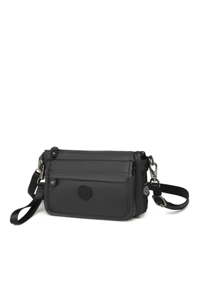 Metalik Kumaş Minik Boy Smart Bags Postacı Kadın Çantası 1191 - Resim 2